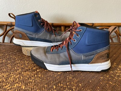 The North Face Larimer Mid WP Blue Orange Lace Up Boots Men’s size 11-image