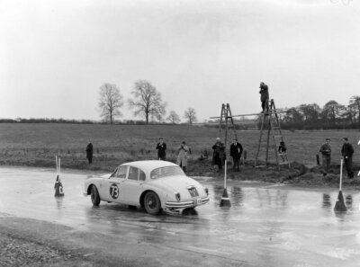 P G Walton R Joss Jaguar MkII Rally Car 1960 Motor Racing Old Photo 4-image