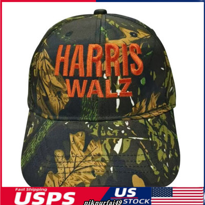 Camo Hat Adjustable Bold Orange Embroidery Mid-Profile Structured Durable casual-image