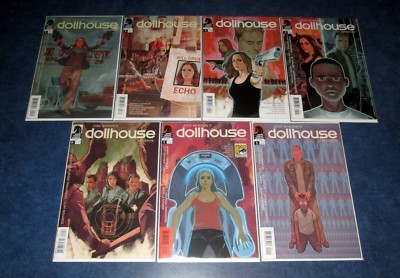 DOLLHOUSE Epitaths 1 2 3 4 5 + SDCC & ONE-SHOT 1st print set (7) JOSS WHEDON NM-image