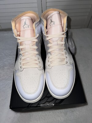 Jordan 1 Mid SE Craft White - Size 10.5-image