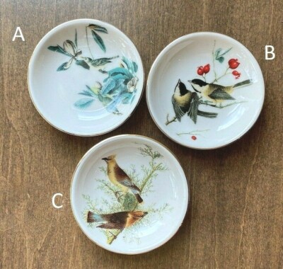 Creative Co-Op Vintage Reproduction Bird Plate Pick 1 of 3 Designs 3