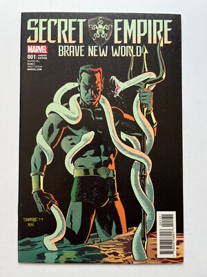 Secret Empire Brave New World # 1 1:25 Sub-Mariner Variant - Chris Samnee - 2017-image