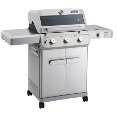 Monument Grills Gas 3-Burner Propane Mesa Stainless Steel W/ Clear LED Controls-image
