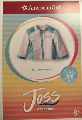 American Girl DOTY Joss Kendrick Blue White Cheer Team Jacket 2020-image