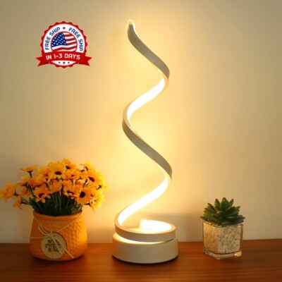 Lampara Modernas Para Mesa De Noche Lamps Bedroom Nightstand Metal Lamps NEW-image