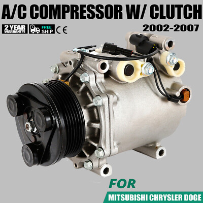 Air Conditioner AC Compressor For Mitsubishi Eclipse 2.4L 2000-2005 CO 10596AC-image