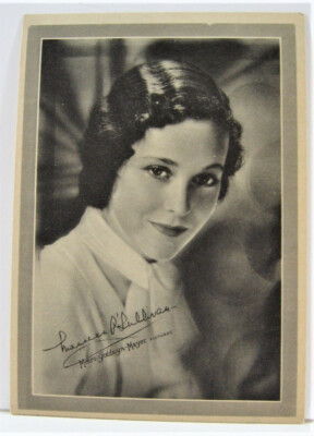 Vintage 1930's MGM Movie Star Maureen O'Sullivan Photo 5x7 MGM Studio Promo-image