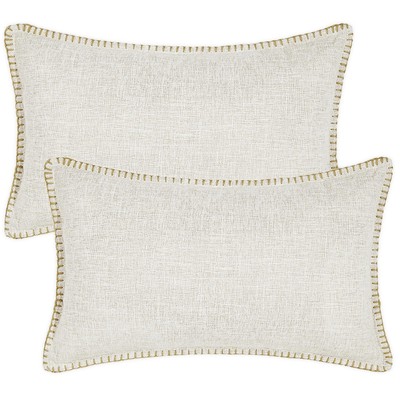 decorUhome Christmas Decorative Outdoor Throw Pillow Covers 12x20 Set of 2 Lumba-image