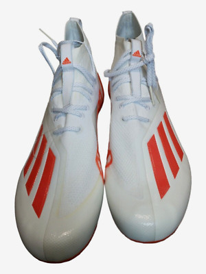 Adidas Adizero Primeknit Mid Football Cleats Orange White  GZ0422 Men SZ 13-image