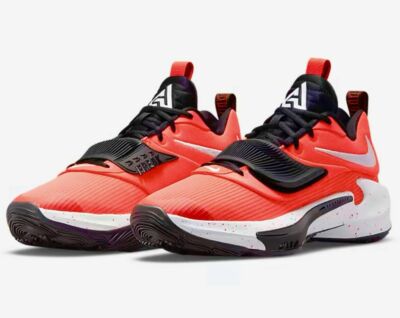 NEW Nike Zoom Freak 3 TB Men's Size 10 Bright Crimson/White-Black DA7845-600-image