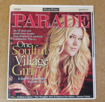 Parade Newspaper Magazine -  Joss Stone-image
