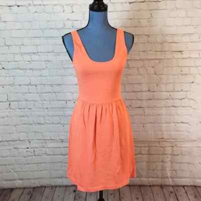 J Crew orange creamsicle A line. Buttons in back!-image