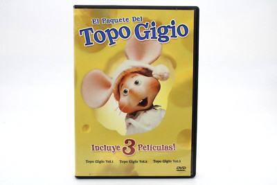 El Paquete del Topo Gigio DVD Tested Very Good Spanish Dub Espanol 3 Film Set-image