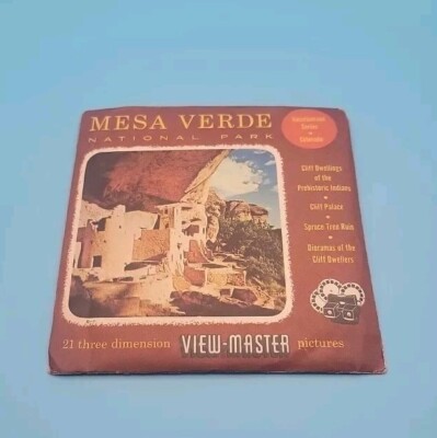 Sawyer's View-Master 226, 227, 9055, Mesa Verde Nat'l Park, Circ. 1949-image