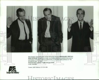 1960 Press Photo Bob Newhart on The Ed Sullivan Show - nop73322-image