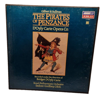Gilbert & Sullivan The Pirates Of Penzance Vinyl Records Box Set JL 42003-image