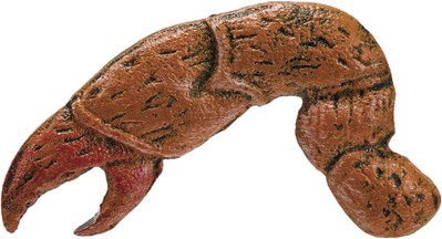 Creative Co-Op Crab Claw Cast Metal Bottle Opener, Red -image