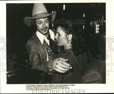1979 Press Photo Tom Sullivan & Margaret Trudeau at Studio 54 - lrx93961-image