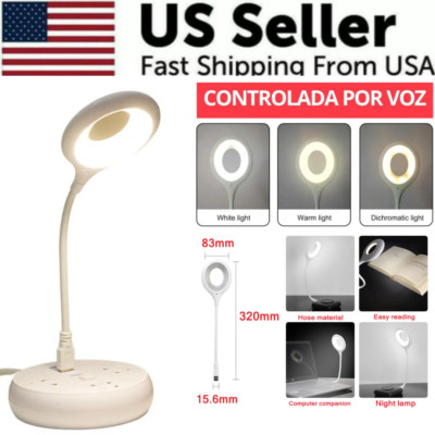 Lampara LED De Mesa Para Oficina Hogar, Luz de Escritorio con Control Voice-image