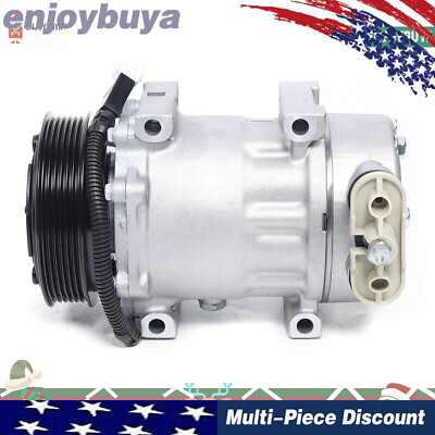 For 97-2001 Jeep Cherokee 1997-98 Wrangler 2.5 4.0L A/C AC Compressor and Clutch-image