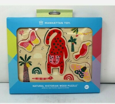 The Manhattan Toy Company Natural Historian Wood Puzzle Activity-image