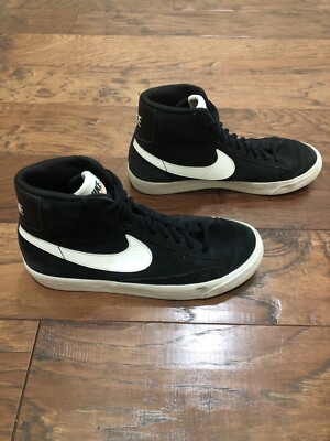 Nike Boys Size 6Y Blazer Mid 77 DD3237-002 Black Casual Shoes Sneakers, B#25-image