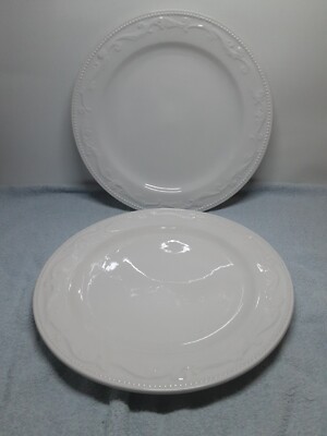 Set Of 2 Mesa International Embossed Dots & Scrolls 12