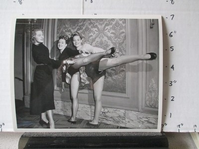CBS TV show photo 1950s TOAST OF TOWN Ed Sullivan June Taylor leggy dancers-image