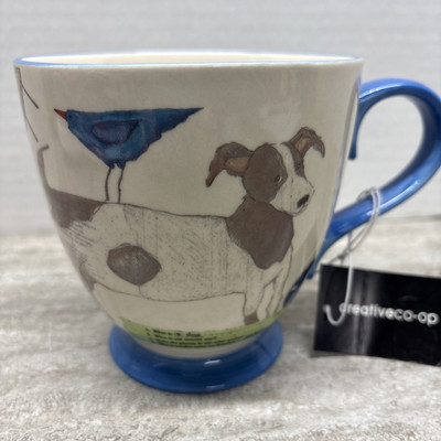 Dog Blue Bird Sun Cup Mug Kathleen Taylor Creative Co-op-image