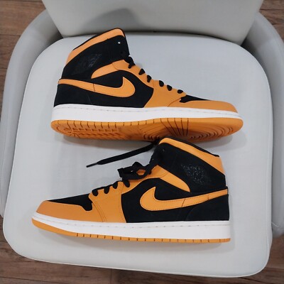 Size 10.5 - Air Jordan 1 Mid Orange Peel-image