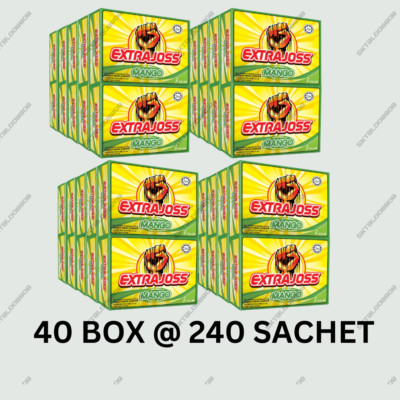 240 Sachet EXTRA JOSS Mango Flavoured Sugar Free Fast Energy Drink FREE SHIPPING-image