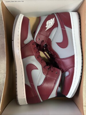 Air Jordan 1 Mid Team Red - Mens Size 10-image