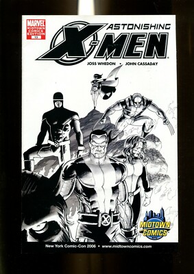 ASTONISHING X-MEN 13 MIDTOWN COMICS EDITION (8.5) JOSS WHEDON MARVEL (b015)-image