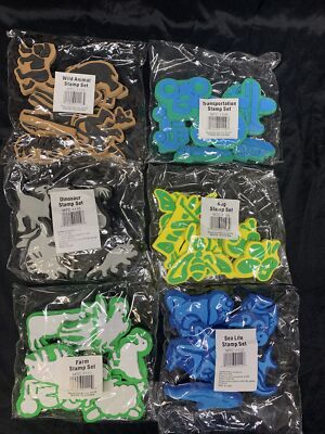 Marvel Education Company: Creative Minds Jumbo Kids Paint/ Ink Stamper Set-NEW--image