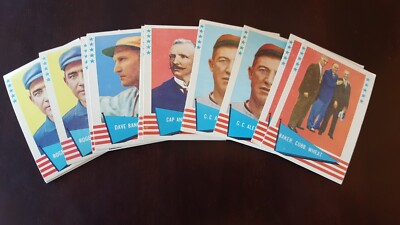 1961 fleer baseball card #61 and up, complete your set, HIGH NUMBERS-image