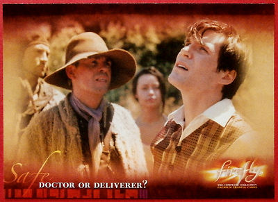Joss Whedon's FIREFLY - Card #27 - Doctor or Deliverer - Inkworks 2006-image