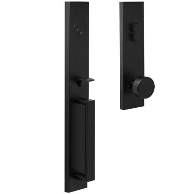 Weslock 2890-XANTHIS-MESA-ENTRY Xanthis Single Cylinder Thumb - Black-image