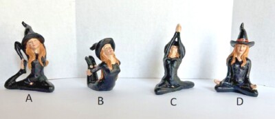 Creative Co-Op Resin Yoga WITCH Figurine Pick 1 of 4 Poses 4