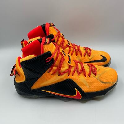 Nike LeBron 12 Witness ‘CLE’ Basketball Shoes 684593-830 Men’s Sz 10.5-image