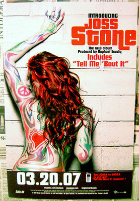 JOSS STONE Introducing 2007 promo POSTER  -- 11 inches x 17 inches-image