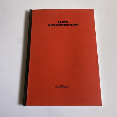 Alien Resurrection Movie Script Screenplay Joss Whedon Draft 1997 Sci-fi Horror -image