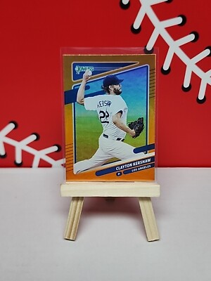 2021 Panini Donruss - Variation Holo Orange White Uniform Mid-Delivery #105...-image