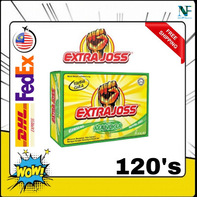 120 pcs EXTRA JOSS Active Flavor 5 Pack Energy Drink Powder Boost Stamina-image