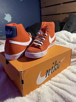BLAZER MID ‘77 Orange/White-Deep Royal Blue-image