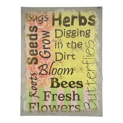Creative Co-op Wood Stretched Canvas 