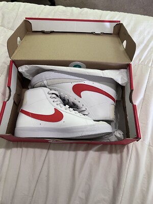 W Size 7- Nike Blazer Mid '77 Vintage White Mantra Orange-image