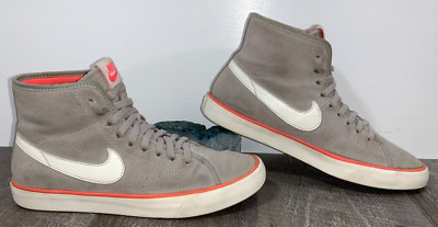 Nike *  Women's Size 6.5 * Primo Court Mid * Grey/Orange * Suede * Comfort-image
