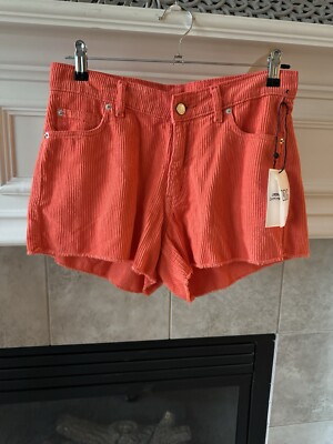 Urban Outfitters BDG 100% NWTCotton Fray Edge Hem Corduroy Shorts Size 28 NEW-image