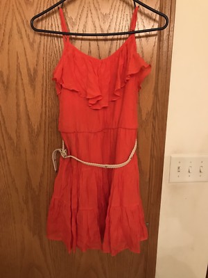 NEW Orange BY AND BY DRESS SIZE L-image